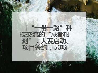 “一带一路”科技交流的“成都时刻”：大赛启动、项目签约，50项“成都造”黑科技吸引多国客商