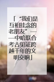 “我们是互相挂念的老朋友”——中哈联合考古见证跨越千年的文明交响