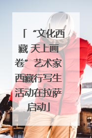 “文化西藏 天上画卷”艺术家西藏行写生活动在拉萨启动