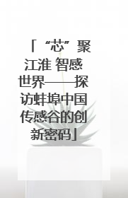 “芯”聚江淮 智感世界——探访蚌埠中国传感谷的创新密码