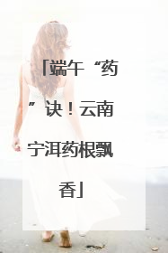 端午“药”诀！云南宁洱药根飘香
