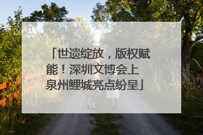 世遗绽放，版权赋能！深圳文博会上 泉州鲤城亮点纷呈