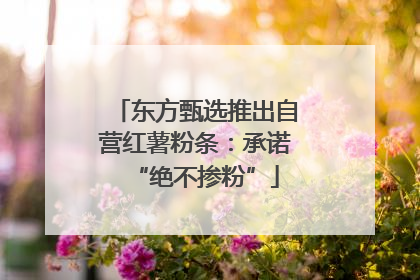 东方甄选推出自营红薯粉条：承诺“绝不掺粉”