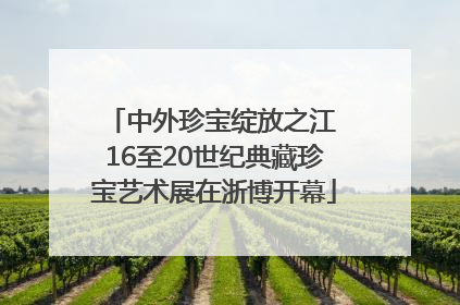 中外珍宝绽放之江 16至20世纪典藏珍宝艺术展在浙博开幕