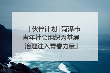 伙伴计划│菏泽市青年社会组织为基层治理注入青春力量