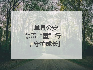 单县公安｜禁毒“童”行，守护成长