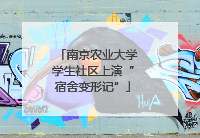 南京农业大学学生社区上演“宿舍变形记”