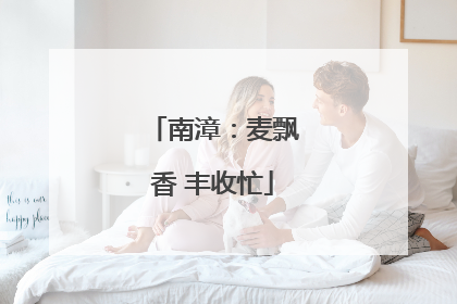 南漳：麦飘香 丰收忙