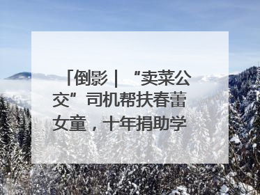 倒影｜“卖菜公交”司机帮扶春蕾女童，十年捐助学金2.5万元