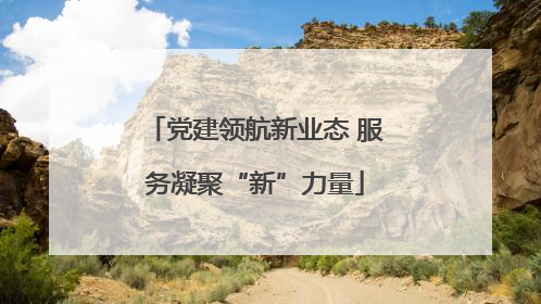 党建领航新业态 服务凝聚“新”力量