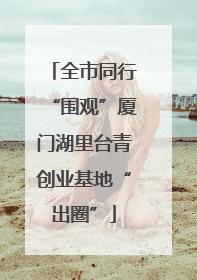 全市同行“围观”厦门湖里台青创业基地“出圈”