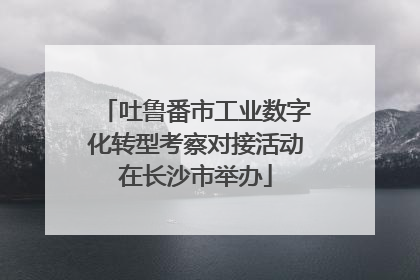 吐鲁番市工业数字化转型考察对接活动在长沙市举办