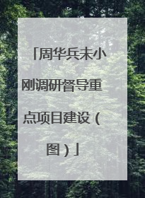 周华兵未小刚调研督导重点项目建设（图）