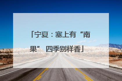 宁夏：塞上有“南果” 四季别样香