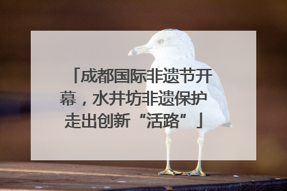 成都国际非遗节开幕，水井坊非遗保护走出创新“活路”