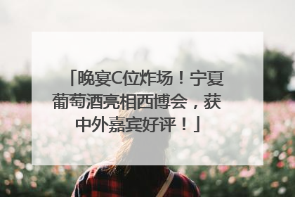 晚宴C位炸场！宁夏葡萄酒亮相西博会，获中外嘉宾好评！