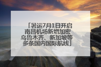 暑运7月1日开启 南昌机场新增加密乌鲁木齐、新加坡等多条国内国际航线