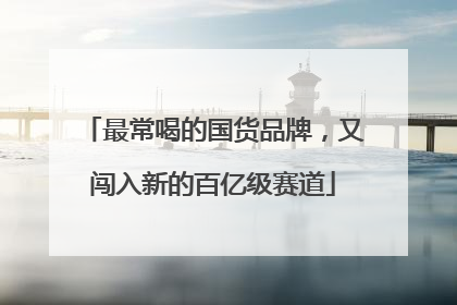 最常喝的国货品牌，又闯入新的百亿级赛道