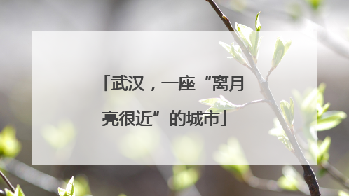 武汉，一座“离月亮很近”的城市