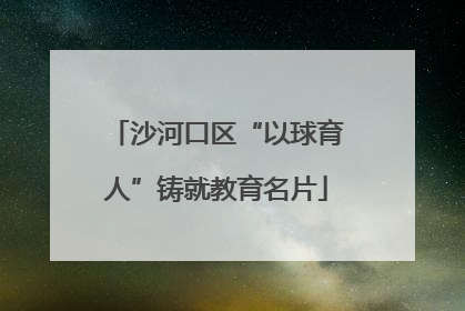 沙河口区“以球育人”铸就教育名片