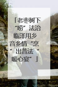 老枣树下“唠”法治 临泽用乡音乡情“烹”出普法“暖心宴”