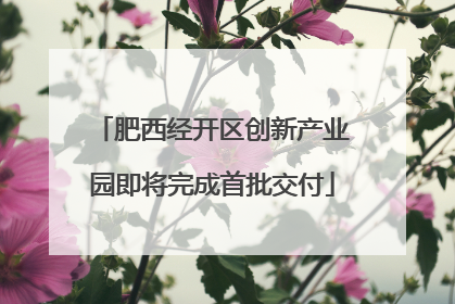 肥西经开区创新产业园即将完成首批交付