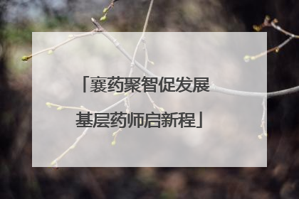 襄药聚智促发展 基层药师启新程
