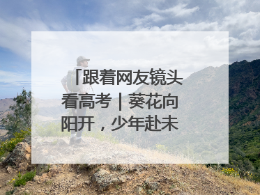 跟着网友镜头看高考｜葵花向阳开，少年赴未来，安乡高考首日的希望图景