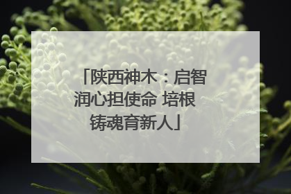 陕西神木：启智润心担使命 培根铸魂育新人