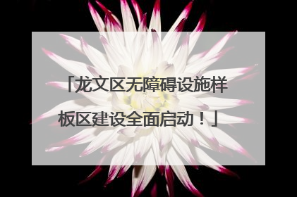 龙文区无障碍设施样板区建设全面启动！