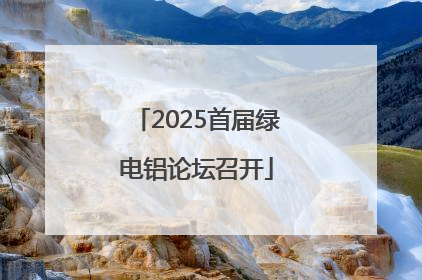 2025首届绿电铝论坛召开