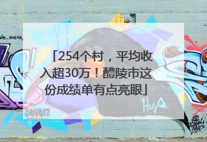 254个村，平均收入超30万！醴陵市这份成绩单有点亮眼